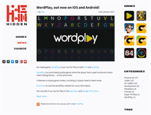 Tablet Screenshot of blog.hiddengames.co.uk